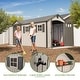 preview thumbnail 4 of 10, Lifetime 17.5 FT x 8 FT Outdoor Storage Shed