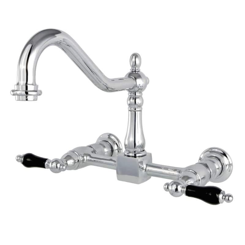 Kingston Brass Duchess 1.8 GPM Wall Mounted Bridge Kitchen Faucet