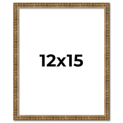 12x15 Frame Gold Kingsley Distressed Solid Wood Picture Frame Width