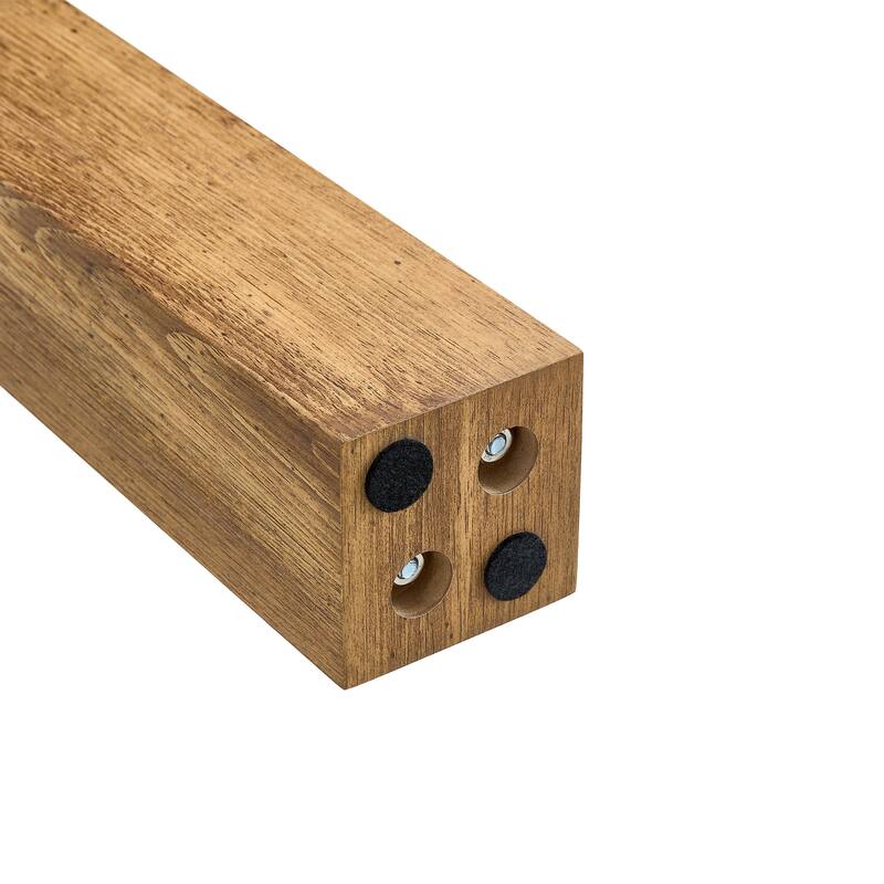 7-Piece Rectangular Dining Table Set, Modern 49.6" Glass Dining Table Set with 6 Fabric Armless Dining Chairs for Dining Room