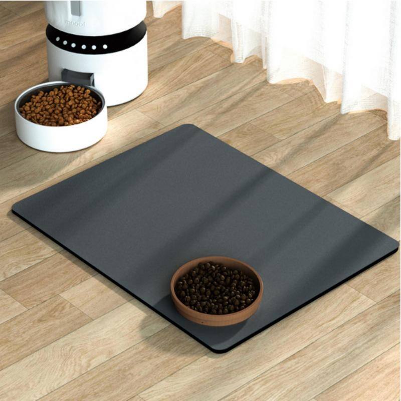 Pet Feeding Mat-Absorbent Dog Mat for Food and Water Bowl