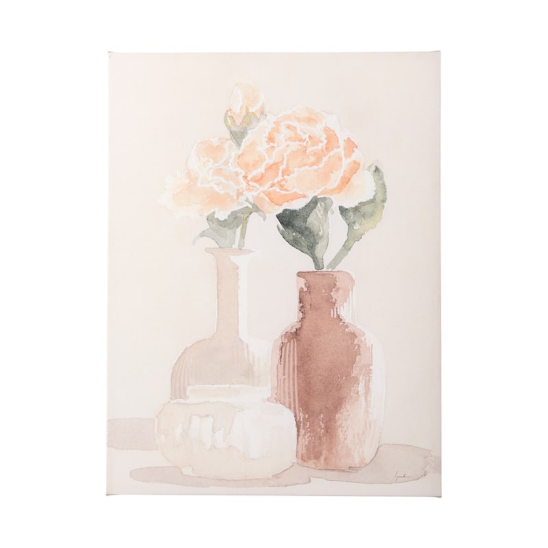 Boho Flowers II (36 x 48) Canvas Art Print - Large