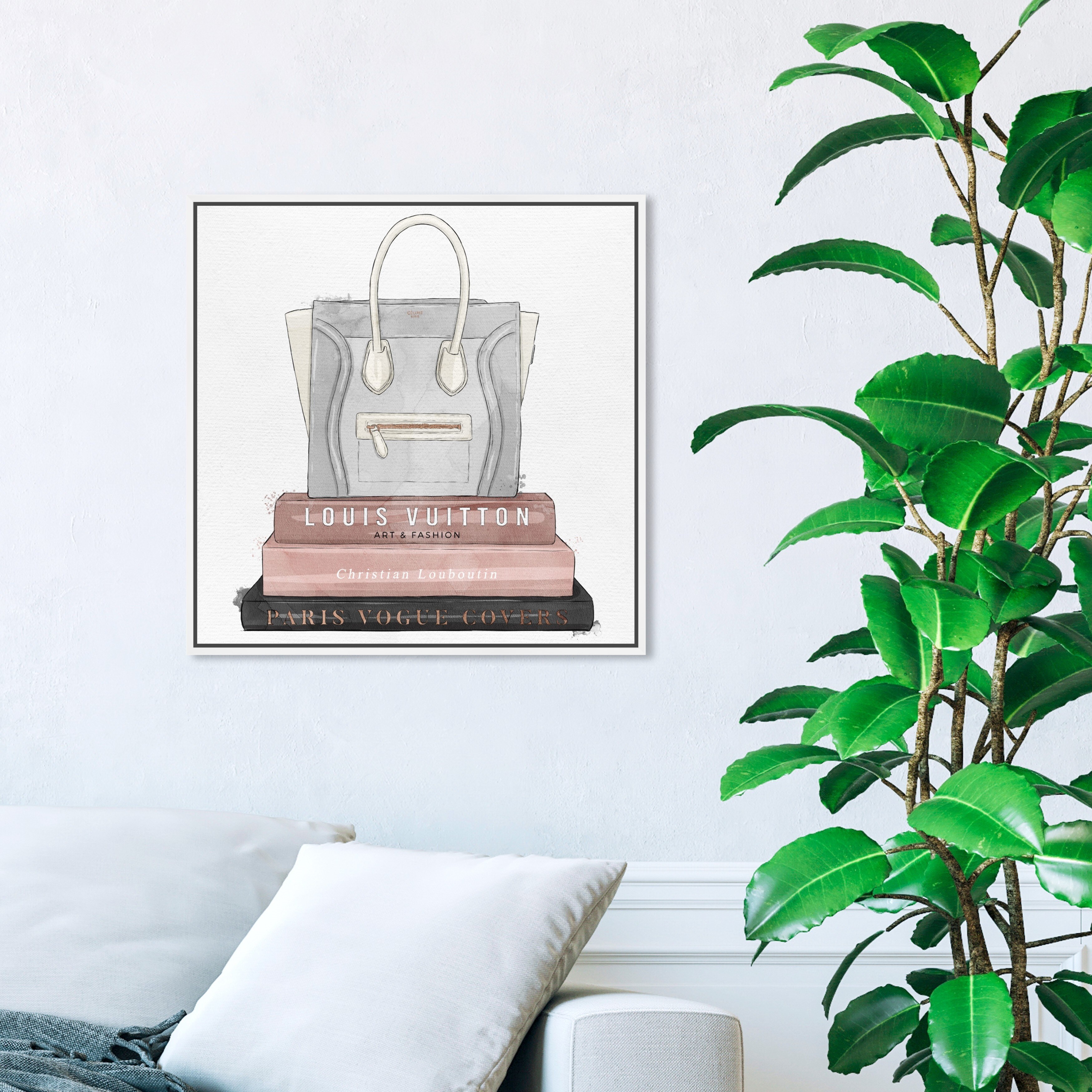 Purse shop wall art
