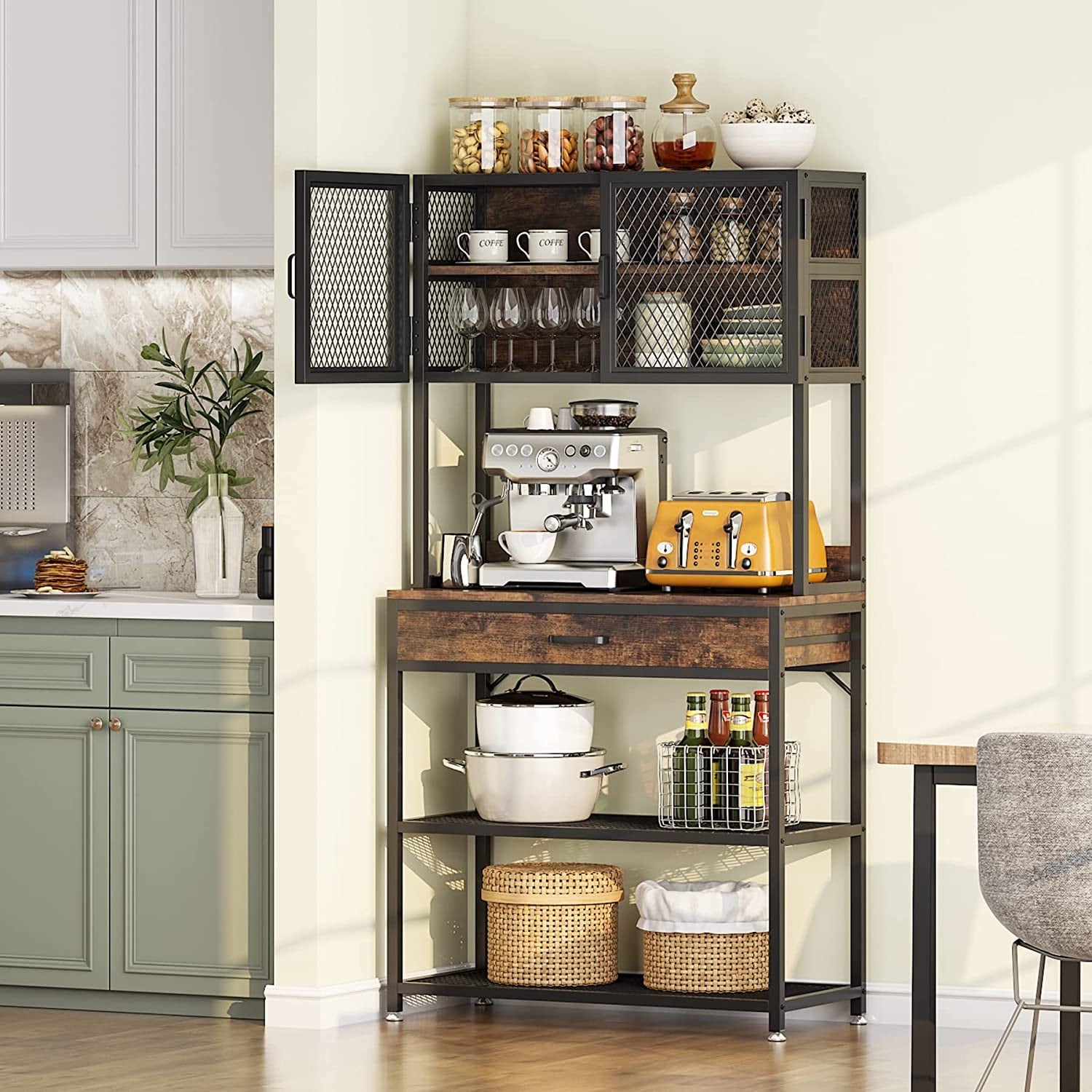 https://ak1.ostkcdn.com/images/products/is/images/direct/67ff88b9c1fe4e293dc75d21708dcf087cc08a9f/Kitchen-Bakers-Rack-with-Storage-Shelves-Cabinet-and-Drawer.jpg