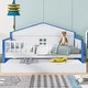 preview thumbnail 13 of 26, Roomfitters Full size Wooden Daybed with Trundle and sensor light