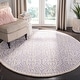 preview thumbnail 131 of 153, SAFAVIEH Handmade Cambridge Myrtis Moroccan Wool Rug 6' Round - Lavander/Ivory - Round