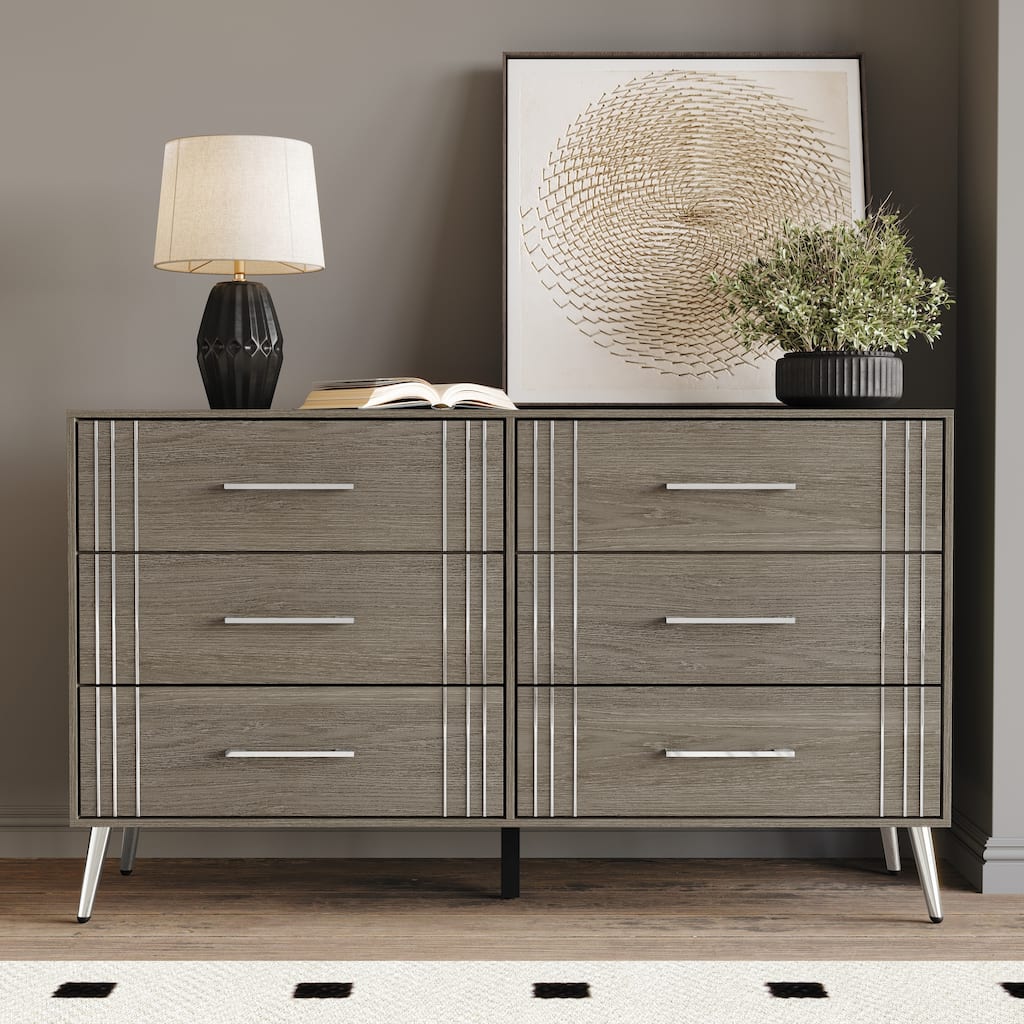 Clayfell Carbajal 6 Drawer Dresser