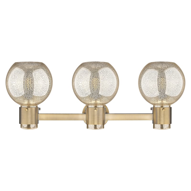 Innovations Lighting Downtown Urban - Lawton Sphere - 3 Light 24" Wall-Mounted Bath Vanity Light