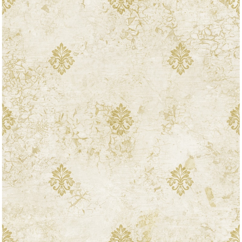 Seabrook Designs Villa Fleur De Lis Unpasted Wallpaper