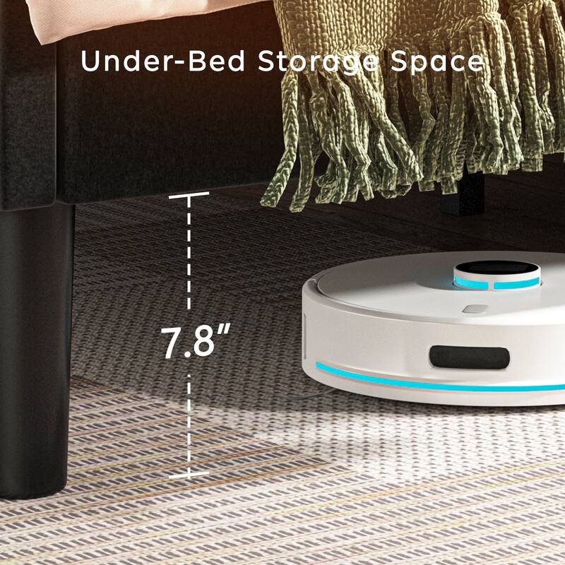 Upholstered Platform Bed For Living Room