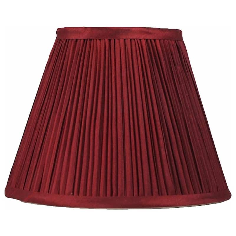 Softback Mushroom Pleated Lamp Shade, 5 inch Top, 9 inch Bottom, 7 inch Slant