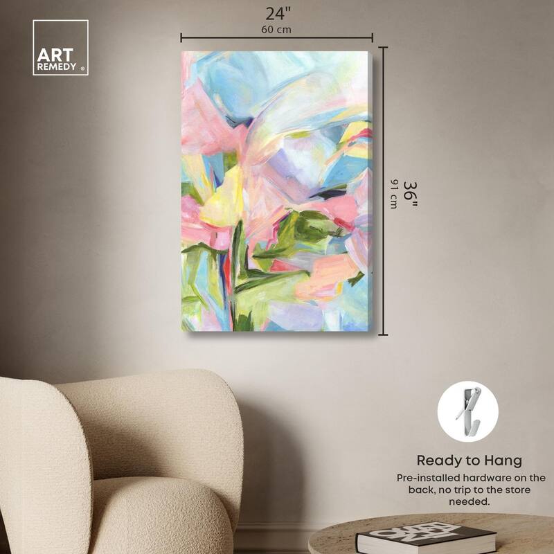 Blushing Promises Canvas by Art Remedy, Gallery Wrapped