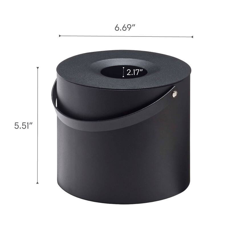 Yamazaki Home Mosquito Repellant Coil Holder or Storage Case, Steel - L 6.69 x W 6.69 x H inches