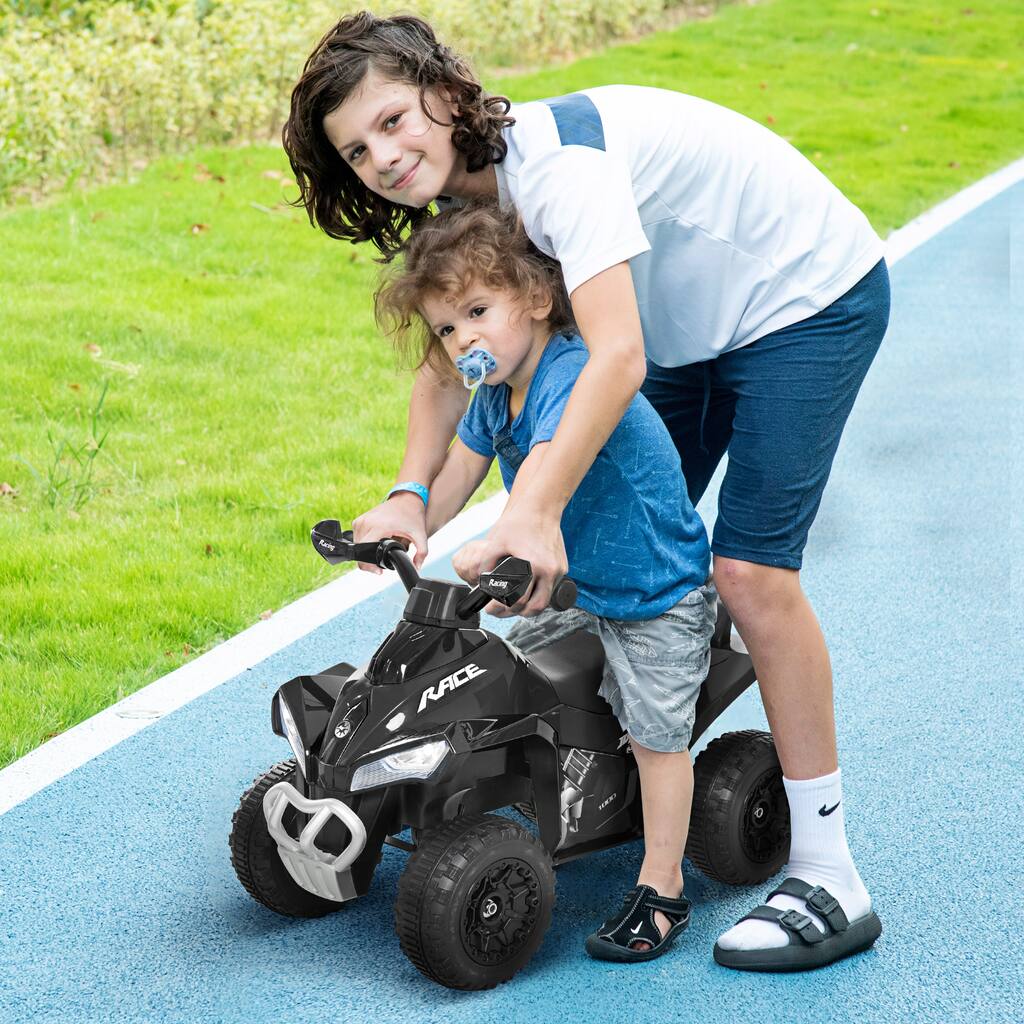Kids Sliding Car Ride-On Slide Car with LED Lights & Music, Battery Powered Electric Car with Wear-Resistant Wheels