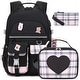 preview thumbnail 1 of 10, Backpack for Girls - Bookbag Backpacks Schoolbag for Girls Kids Teen Women Casual Travel Daypacks Black