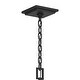 preview thumbnail 6 of 12, Cleary 2-Light Outdoor Pendant with Clear Glass - 24.75