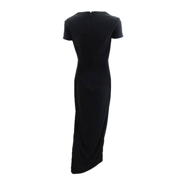 Ieena for Mac Duggal Women's Bead Embellished Sheath Gown (4, Black) - Bed Bath & Beyond - 41230583 Ieena for Mac Duggal Women's Bead Embellished Sheath Gown (4, Black) - Bed Bath & Beyond - 41230583