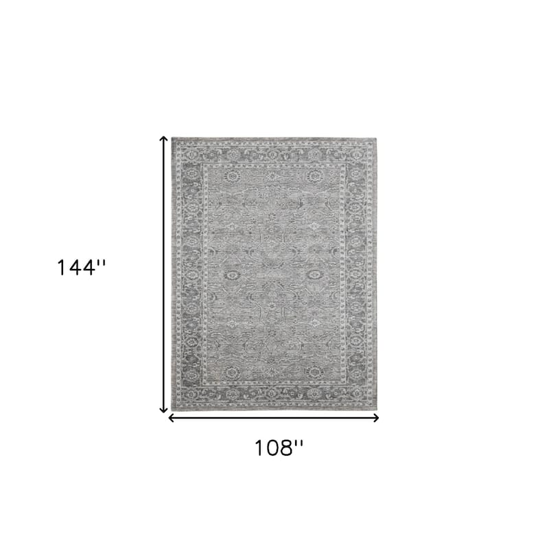 HomeRoots Medallion Traditional Rectangle Area Rug