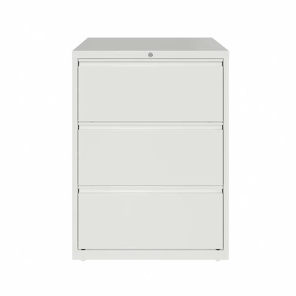 Shop Hirsh 30 In Wide Hl10000 Series 3 Drawer Lateral File Cabinet White Overstock 32292013