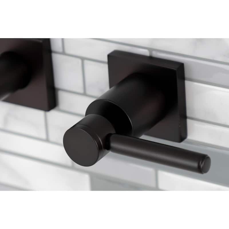 Kingston Brass Concord 3-Hole Wall Mount Roman Tub Faucet