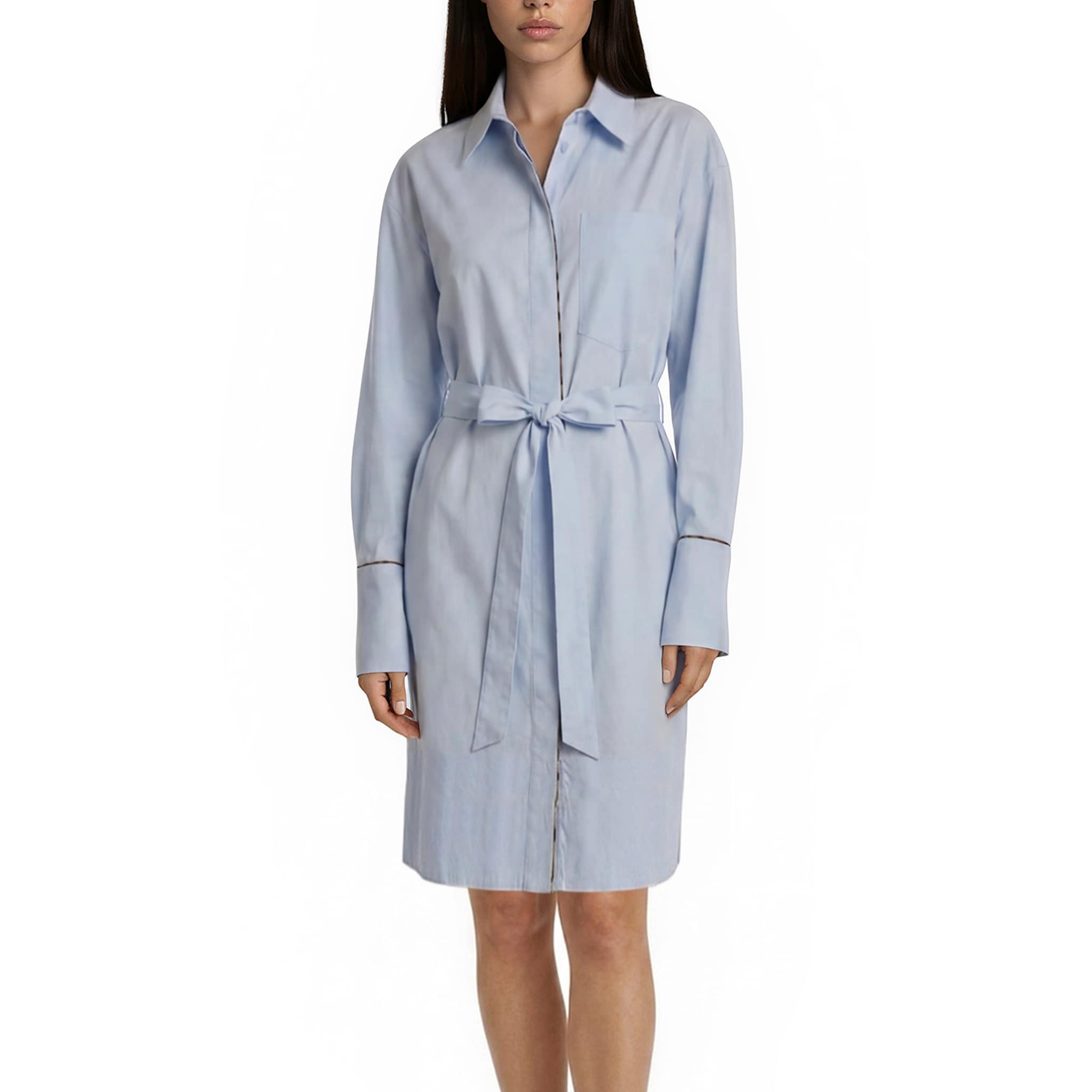 Burberry Ivery Belted Shirt Dress