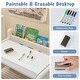 preview thumbnail 19 of 28, Costway Kids Drawing Table & Chair Set for Reading Playing with Pens & - See Details