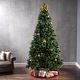 preview thumbnail 1 of 16, 9-ft Spruce Pre-Lit or Unlit Artificial Christmas Tree with Glitter Branches, Red Berries & Pinecones by Christopher Knight Home unlit