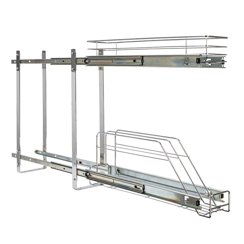 Household Essentials Chrome-Plated Steel Storage Organizer