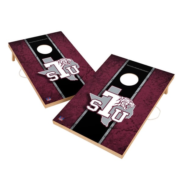 slide 2 of 5, Vintage Texas Southern Tigers Regulation 2x4 Cornhole Set