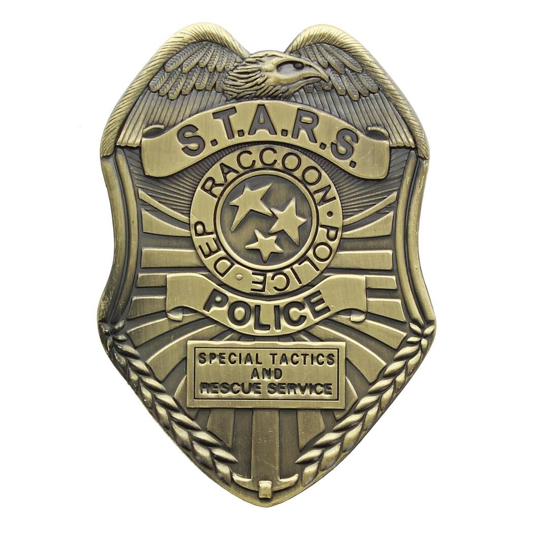 Resident Evil S T A R S Diecast Badge Replica Multi Overstock