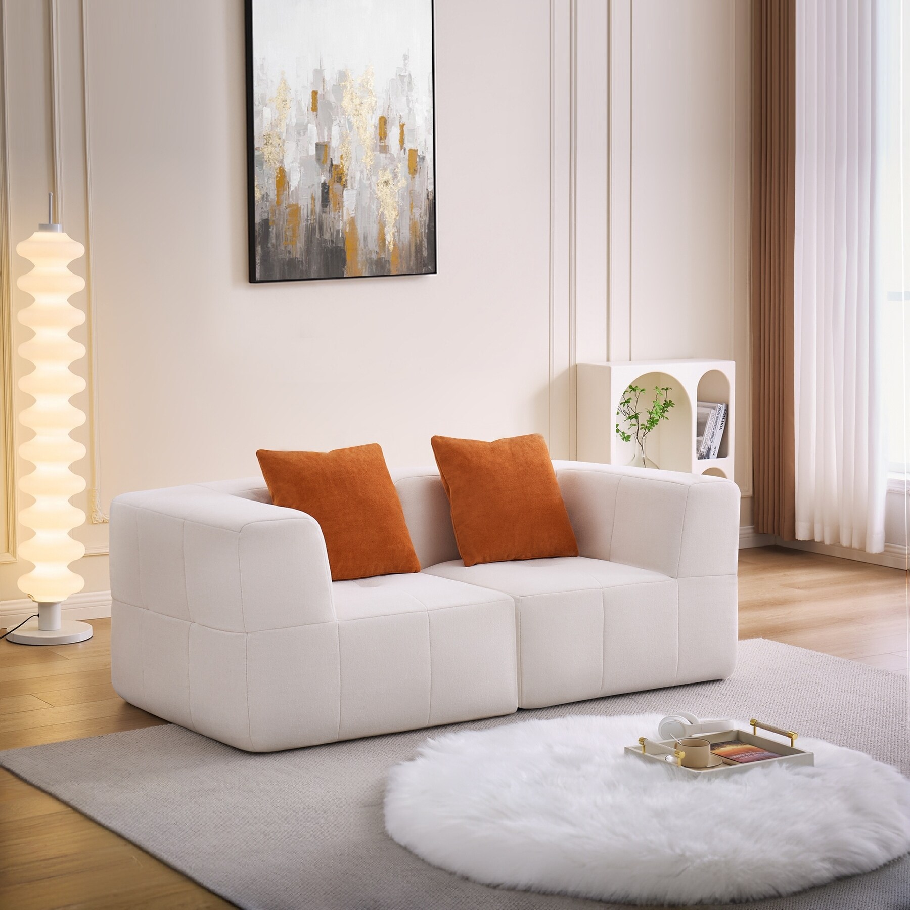 Pillow top loveseat best sale