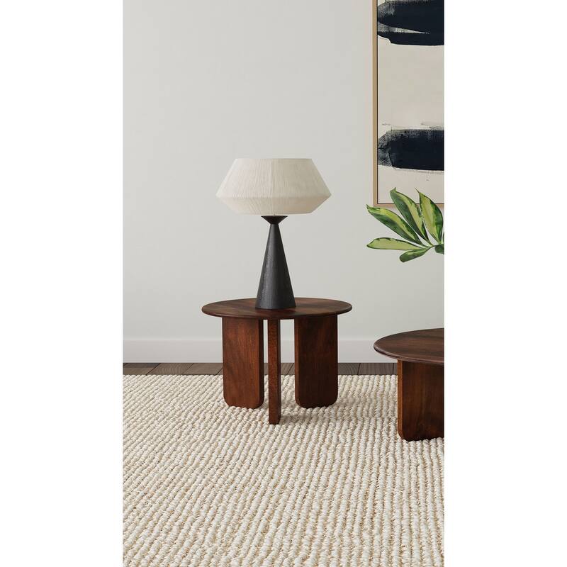Columbo Brown Round End Table
