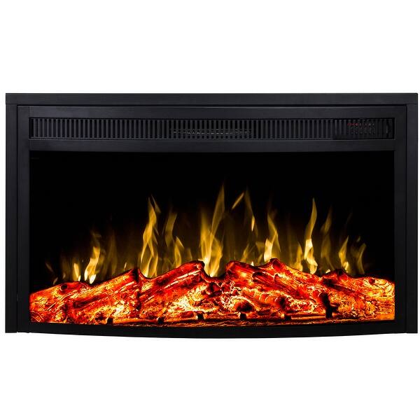 Shop Regal Flame 33 Curved Ventless Heater Electric Fireplace