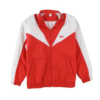 Reebok Mens Classics Twin Vector Track Jacket,, Red, X-Large