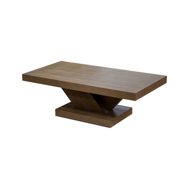 Cross Leg Coffee Table 47" Modern Side Table, Simple End Table Walnut Sofa Table Accent Table Center Table