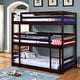 preview thumbnail 12 of 14, Luxury Triple Bunk Bed with Built-In Ladders, Sleek Design and Multiple Configurations, Space-Saving & Stylish Bed