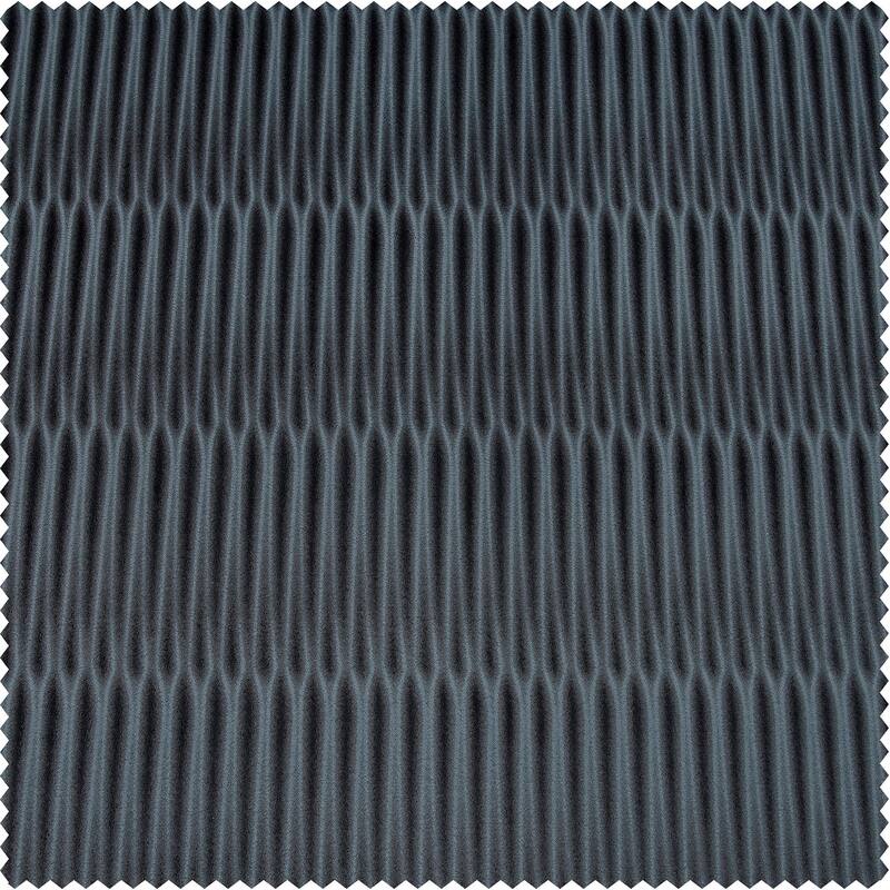 Exclusive Fabrics Lounge Embossed Velvet Curtains - Room Darkening Rod Pocket Curtain for Bedroom & Living Room (1 Panel)