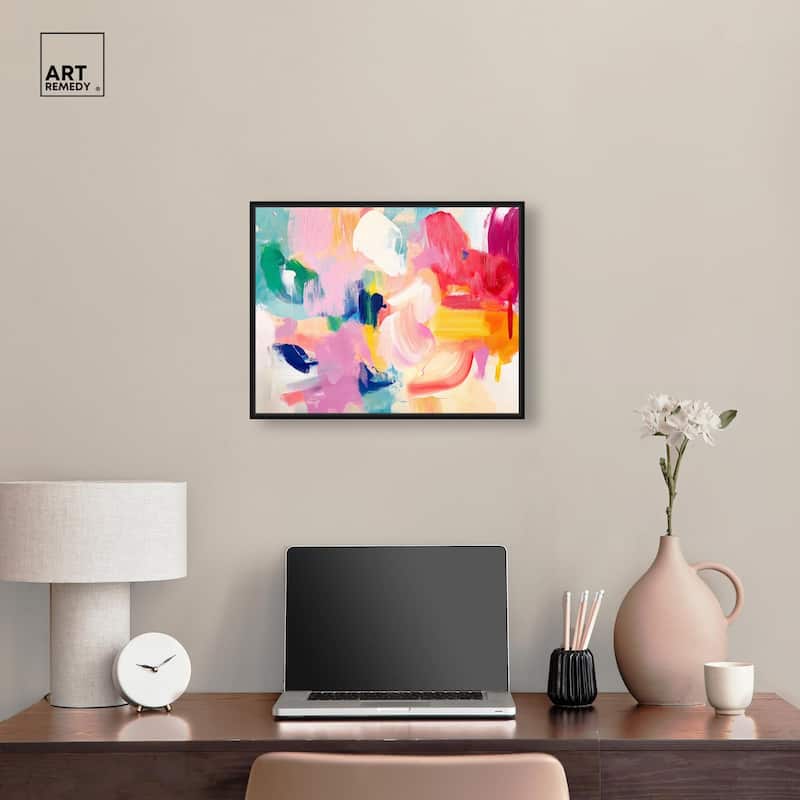 Pigment Play I Canvas by Art Remedy