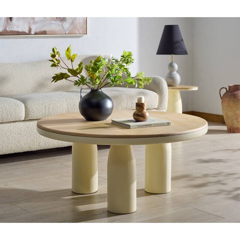 SAFAVIEH Couture Veronica Lacquer Coffee Table - 39"W x 39"D x 18"H