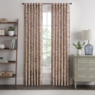 Waverly Castleford Damask Light Filtering Window Panel
