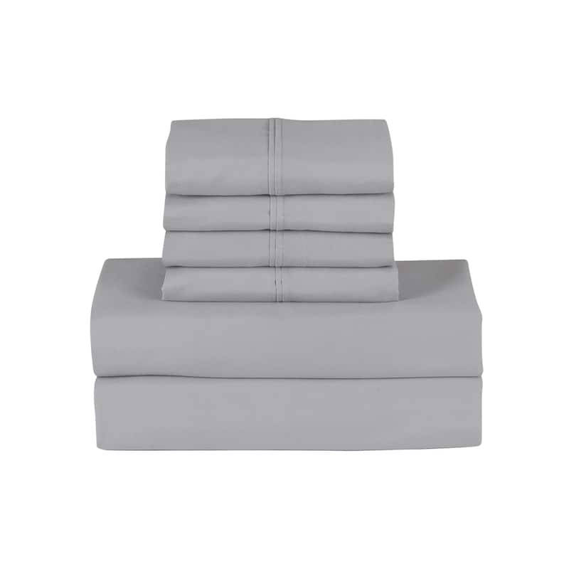 Rayon from Bamboo 6 Piece 1800 Thread Count Smart Pocket Sheet Set