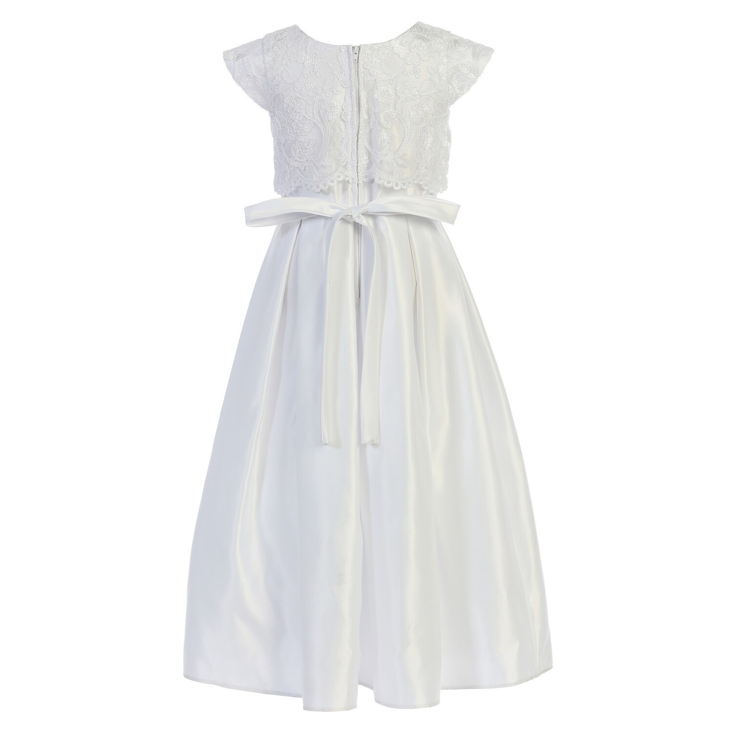 crop gown for girls