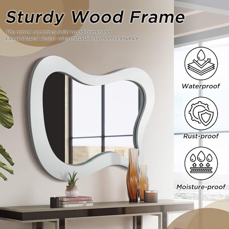 Asymmetrical Accent Mirror Irregular Wall Mirror