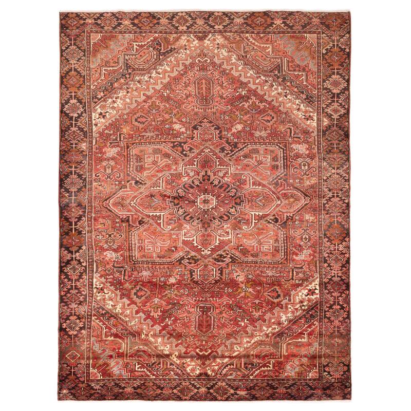 ECARPETGALLERY Hand-knotted Sarabi Red Wool Rug - 10'0 x 13'0