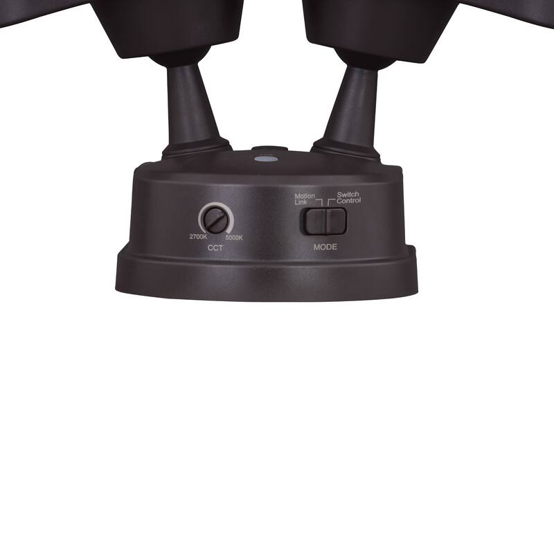Lambda 2 Light LED Outdoor Linkable Adjustable Security Flood Light Bronze - 10.25-in W x 7-in H x 5.25-in D