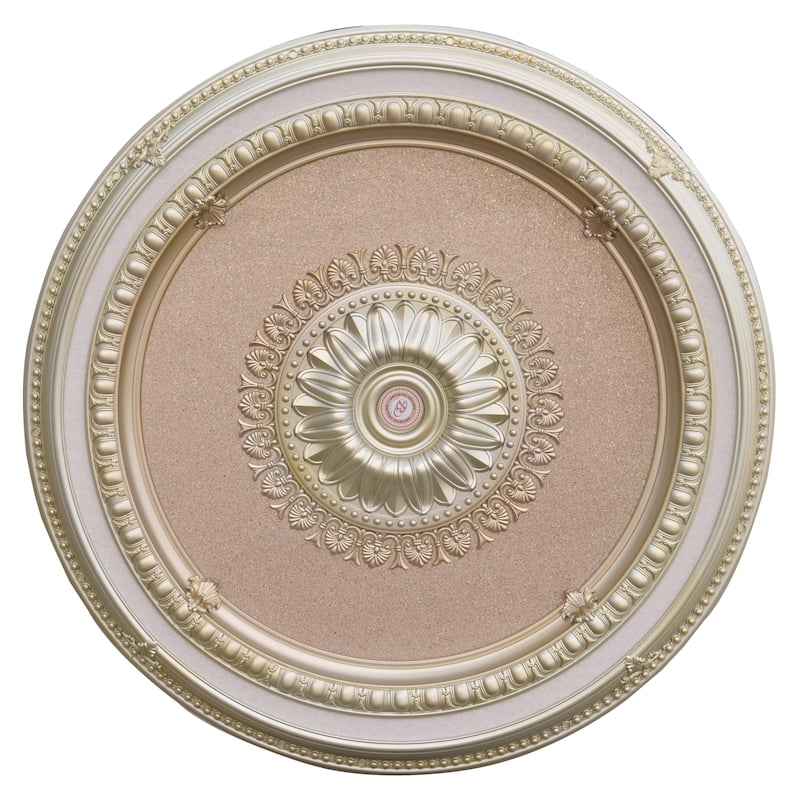 Cherub Sky Round Chandelier Ceiling Medallion 47