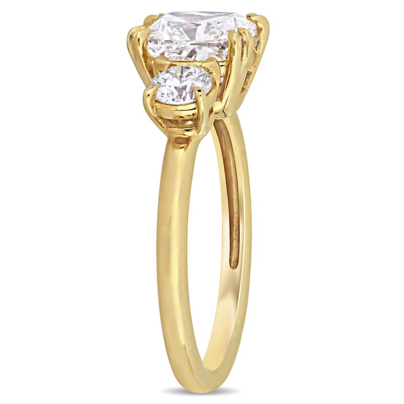 Miadora 2 5/8ct TDW Diamond Engagement Ring in 14k Yellow Gold