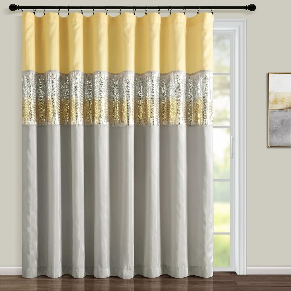 Lush Decor Night Sky Wide Width Single Curtain Panel (1Panel)