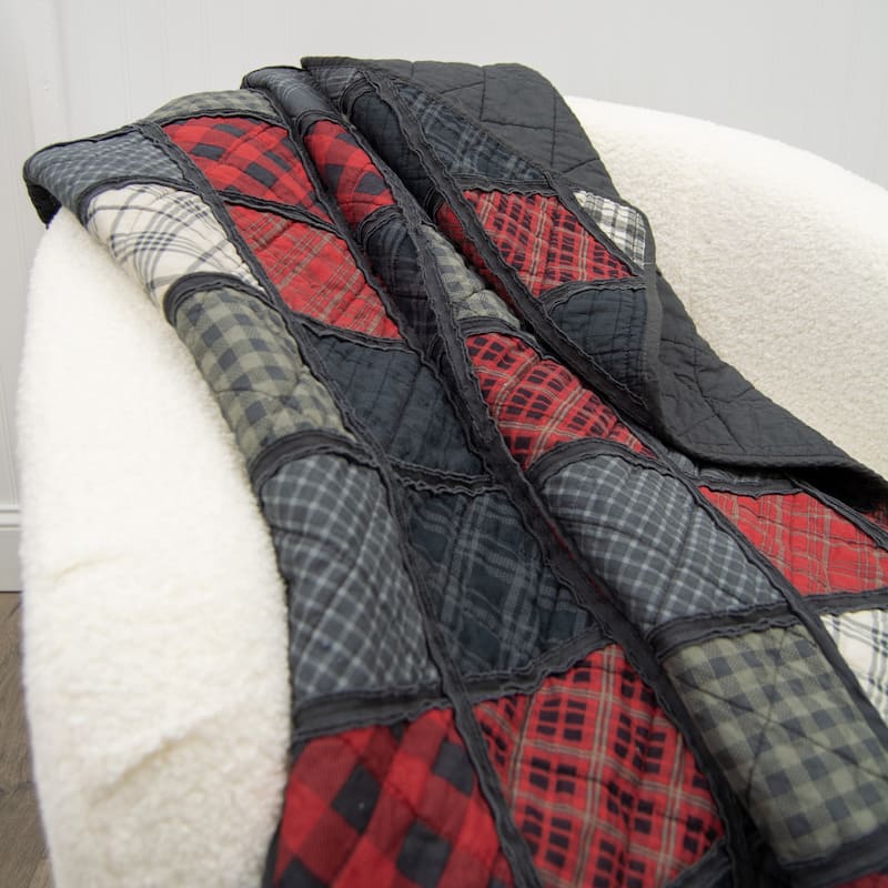 Donna Sharp Lumberjack Cotton Throw Blanket