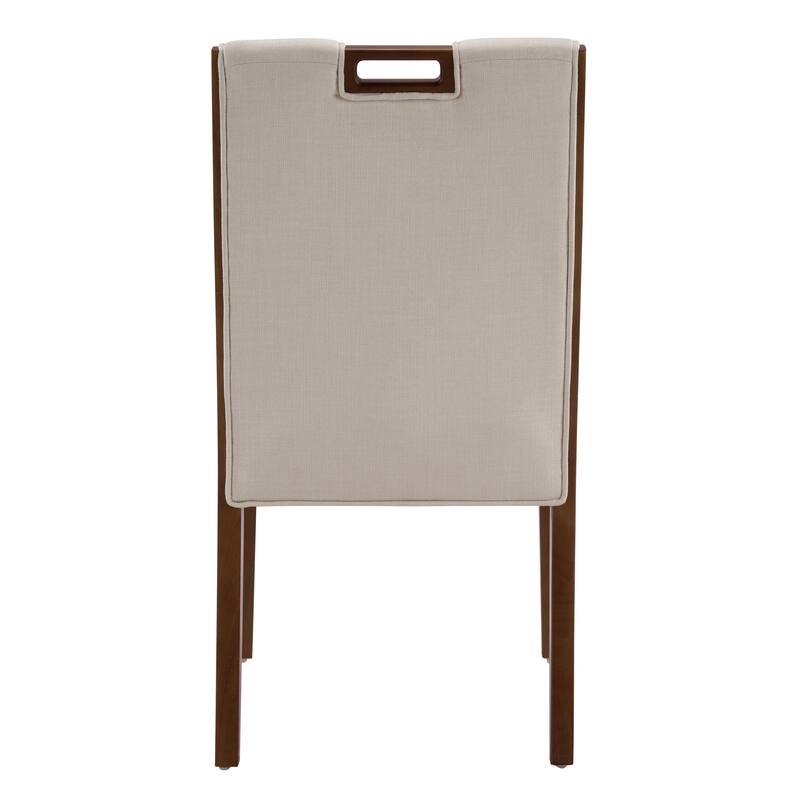 Christopher Knight Home - Modern Wooden Upholstered Dining Chair Set